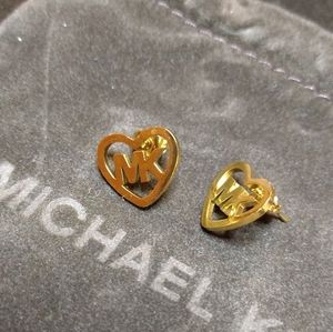 Mk stud earrings